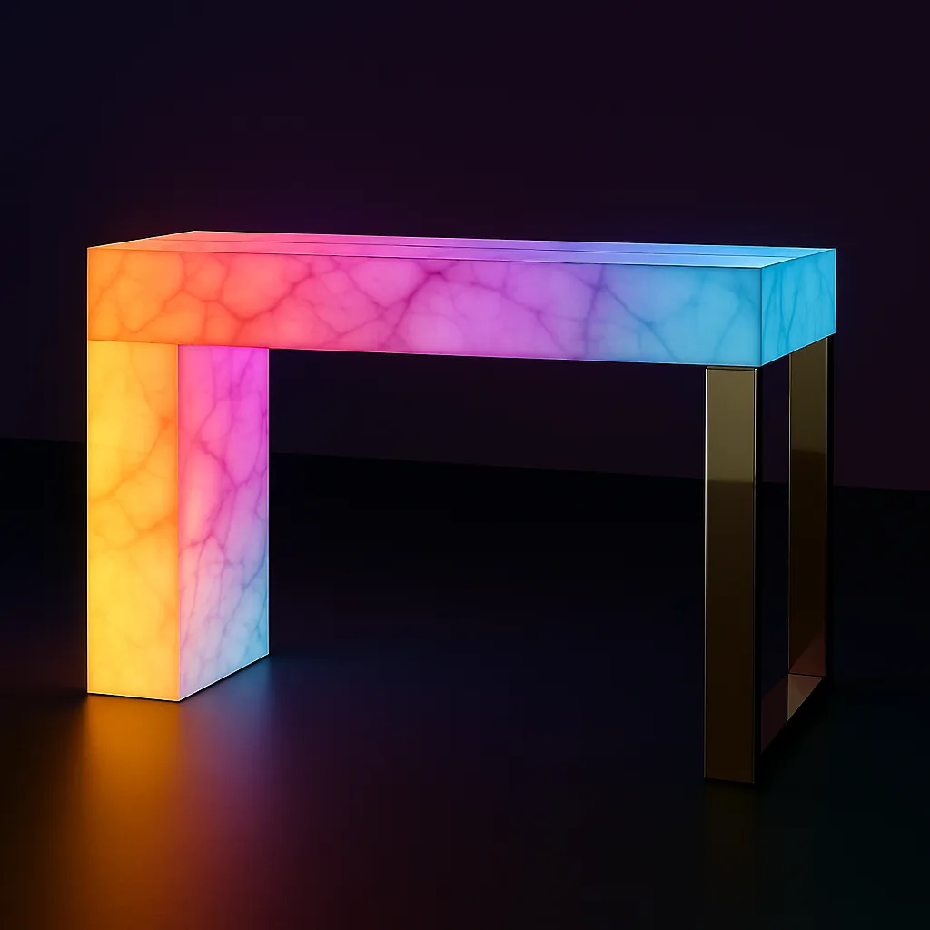 Leuchtender Marmor, Sonderanfertigung mit LED-Flächenlicht