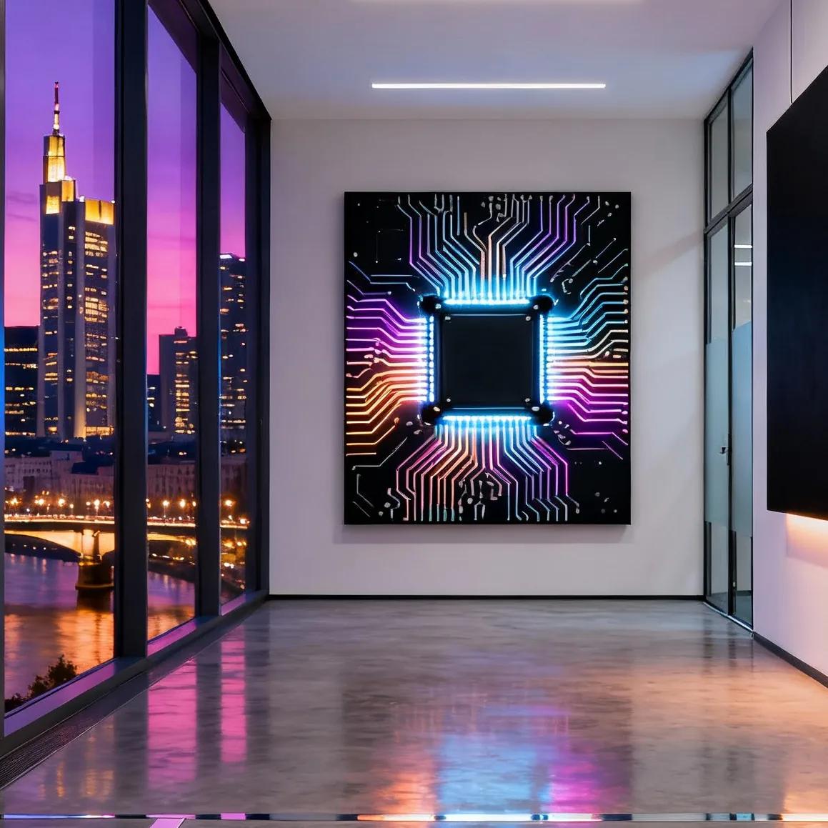 LED-Platinendesign mit RGB-W Hinterleuchtung